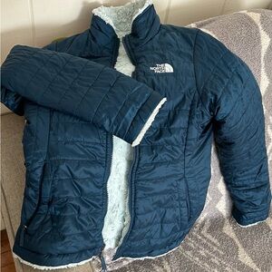 The North Face Navy Quilted Jacket